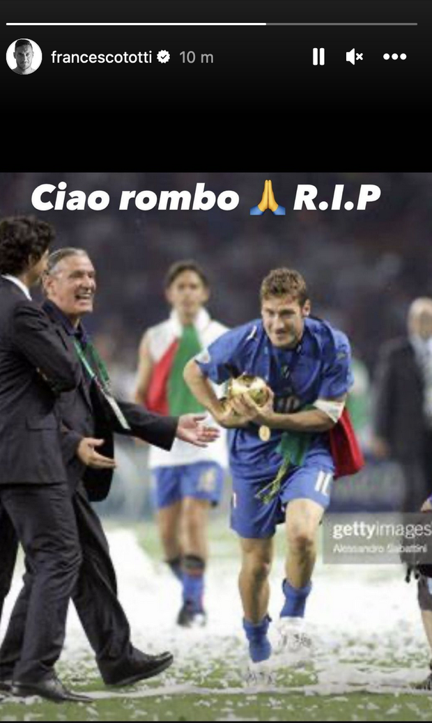 Addio a Gigi Riva, Totti: “Ciao Rombo”. Bruno Conti: “Un grande uomo”- immagine 2