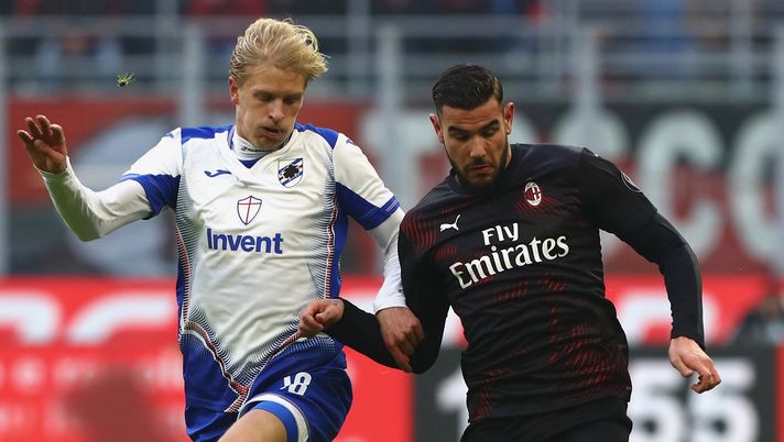 Theo Hernández durante Milan-Sampdoria (credits: GETTY Images) Theo Hernández durante Milan-Sampdoria (credits: GETTY Images)