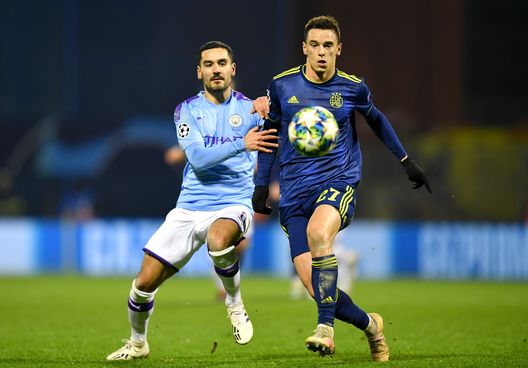  Nikola Moro della Dinamo Zagabria in Champions League contro il Manchester City (credits: GETTY Images) 