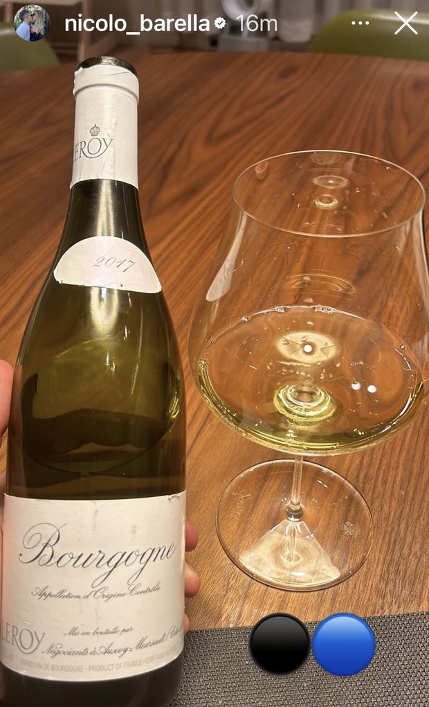 Barella stappa dopo Inter-Juventus: brindisi con un gran vino di Borgogna- immagine 2