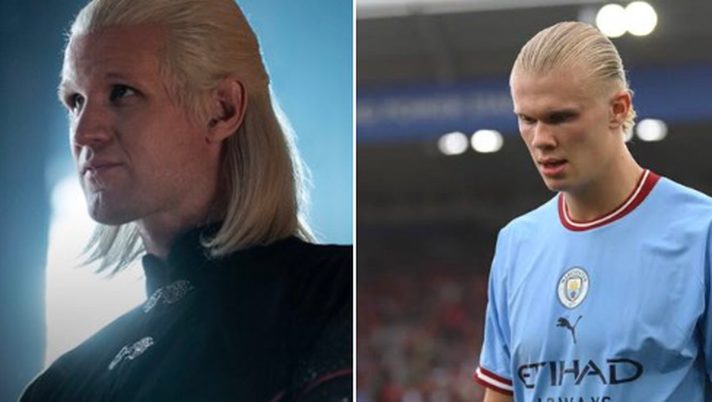 City, Haaland come Daemon: incredibile somiglianza con il protagonista di House of the Dragon - immagine 1