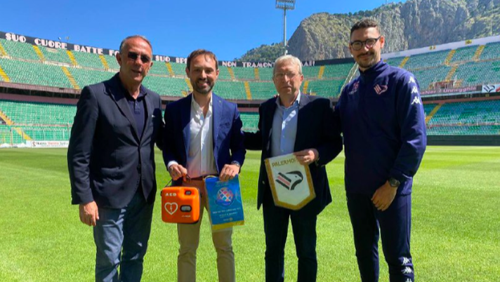Palermo: il Rotary Distretto Sicilia-Malta dona defibrillatore per i giovani rosanero  palermo