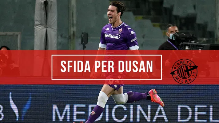 Dusan Vlahovic (attaccante Fiorentina), obiettivo di calciomercato del Milan | AC Milan News (Getty Images)