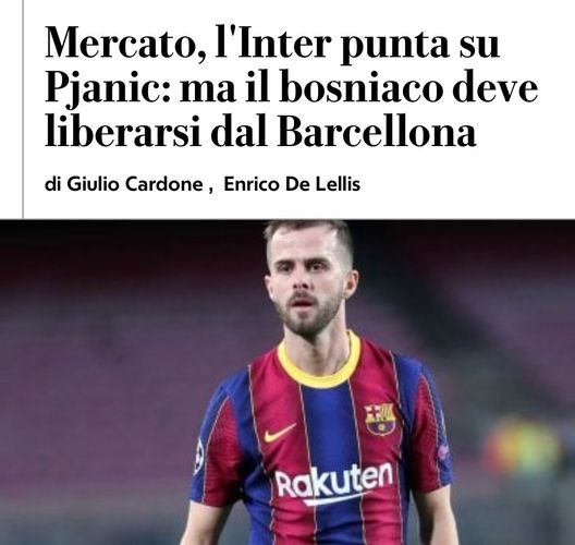 Repubblica: “Pjanic reale obiettivo dell’Inter. Si può con queste condizioni”- immagine 2