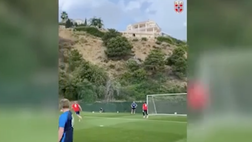 VIDEO Norvegia, super Erling Haaland: che botta con il mancino in allenamento!