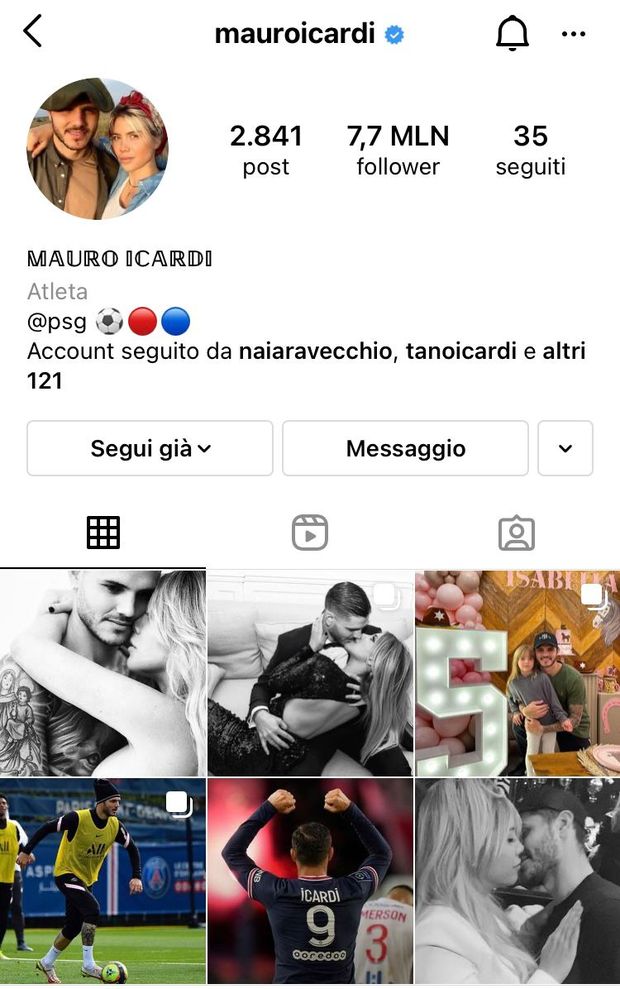 Icardi compare sui social, prima foto dedicata a Wanda. E poi: “Lascia che il mondo…”- immagine 2