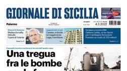 Prima Pagina, Giornale di Sicilia: “Una tregua fra le bombe per la fuga dei civili”