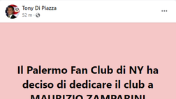 Palermo, l’annuncio di Di Piazza: fan club rosanero a New York dedicato a Zamparini