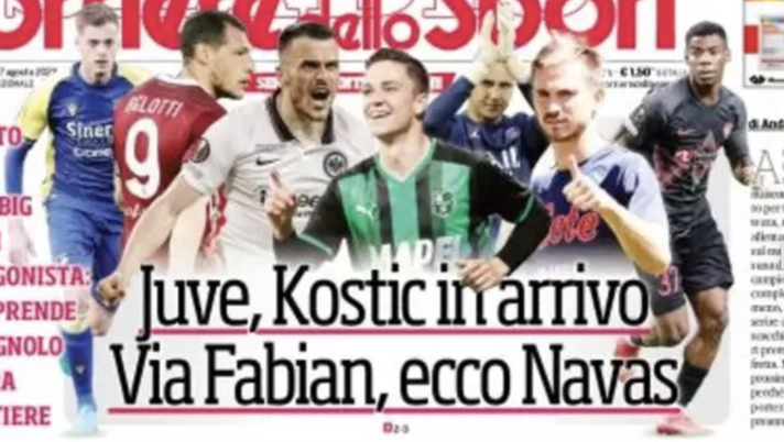 IL NAPOLI SUI MEDIA – Le prime pagine dei giornali di oggi 07 agosto 2022 - immagine 1