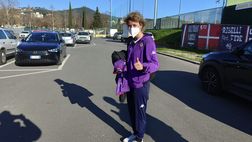 FOTO – Bomber insieme al centro sportivo: ecco Giacinti con Vlahovic