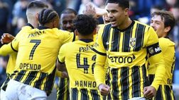 Gelderse derby, quattro squilli del Vitesse: rimonta giallonera, occhio Roma…
