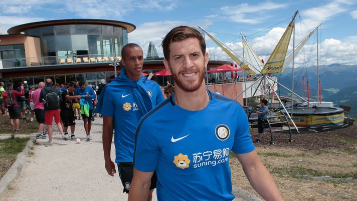 BRUNECK, ITALY - JULY 13:  Cristian Ansaldi of FC Internazionale Milano visits Plan de Corones during the FC Internazionale training camp on July 13, 2017 in Reischach near Bruneck, Italy.  (Photo by Emilio Andreoli - Inter/Inter via Getty Images) 