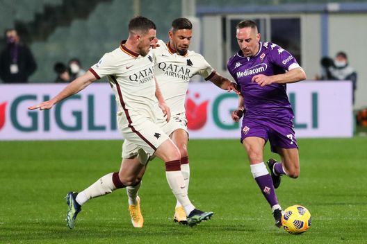  GERMOGLI PH: 3 MARZO 2021 FIRENZE STADIO ARTEMIO FRANCHI SERIE A FIORENTINA VS ROMA NELLA FOTO RIBERY 