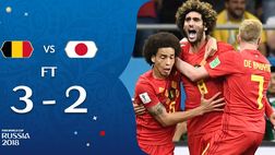 Belgio-Giappone 3-2 – Il Belgio rimonta e vince nei minuti di recupero finali