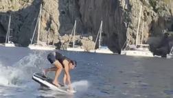 Paura Sainz: sbaglia traiettoria in acqua e affonda!
