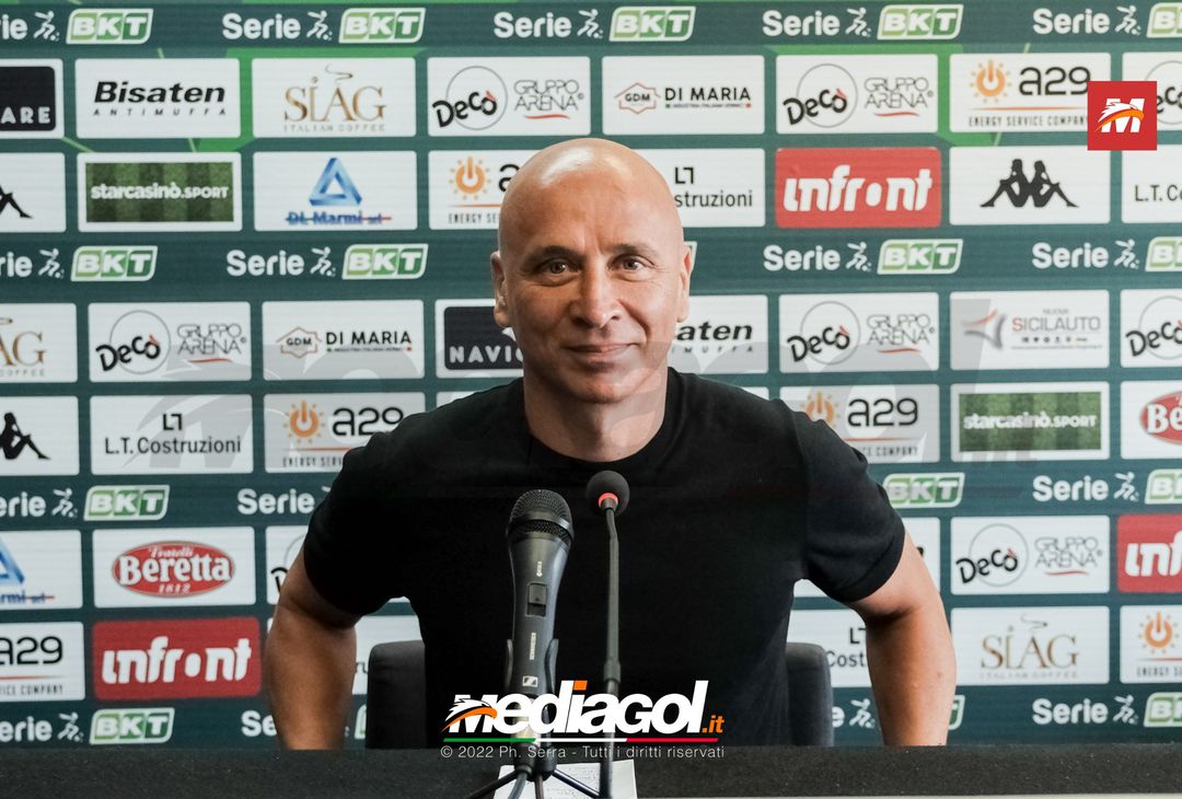 FOTO PALERMO, Corini in conferenza stampa prima del match contro il Bari (Gallery) - immagine 2