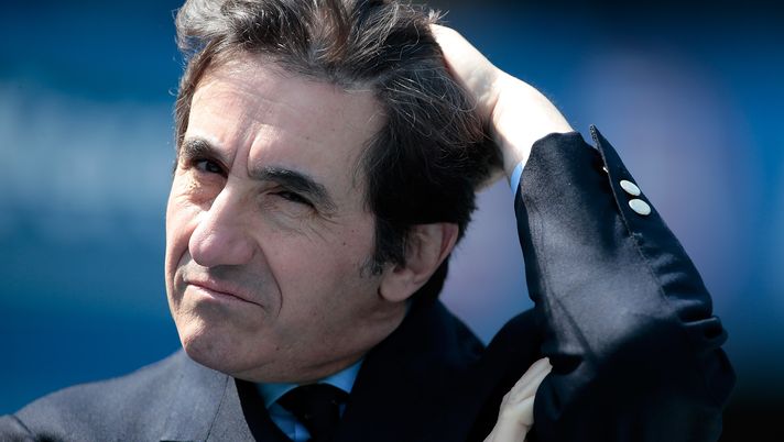 VERONA, ITALY - APRIL 23:  FC Torino president Urbano Cairo looks on prior to the Serie A match between AC ChievoVerona and FC Torino at Stadio Marc'Antonio Bentegodi on April 23, 2017 in Verona, Italy.  (Photo by Emilio Andreoli/Getty Images) 