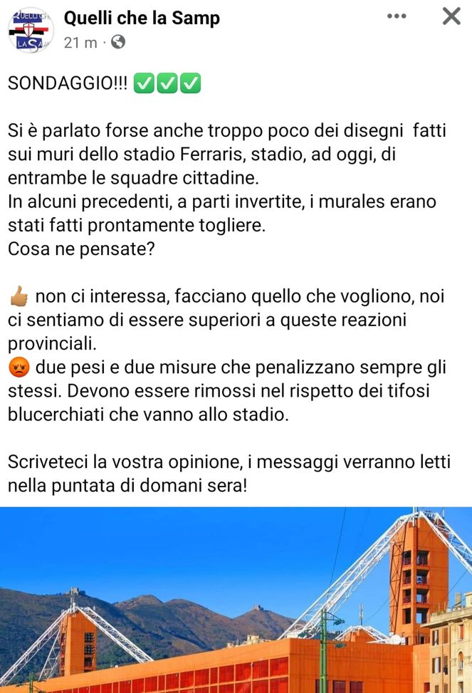 Il derby dei murales, i doriani: “Facciamoli anche noi”, il Comune “Cancellarli? Un colpo al cuore…”- immagine 2