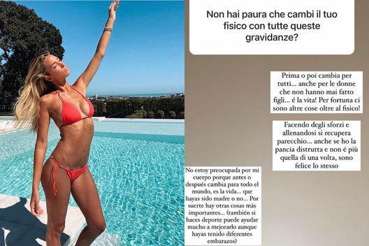 Instagram “Non hai paura che il tuo fisico cambi?” Lady Morata: “Anche se ho la pancia distrutta…” - immagine 1