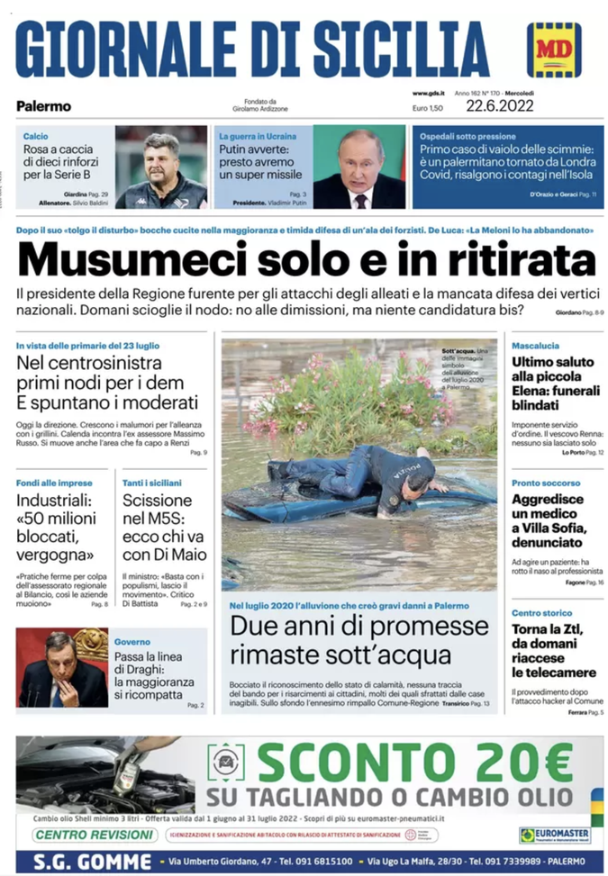 prima pagina