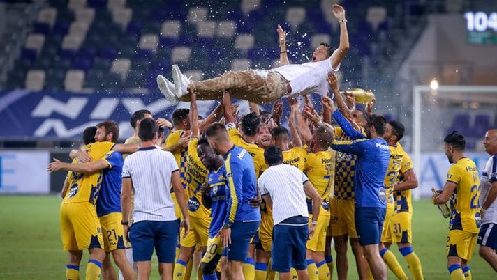 La festa Scudetto del Maccabi La festa Scudetto del Maccabi