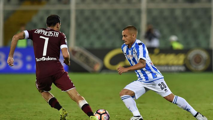 Zappacosta nel match contro il Pescara, terminato 0-0 