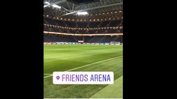 VIDEO / Svezia-Italia, alla Friends Arena di Stoccolma c’è pure Walter Zenga