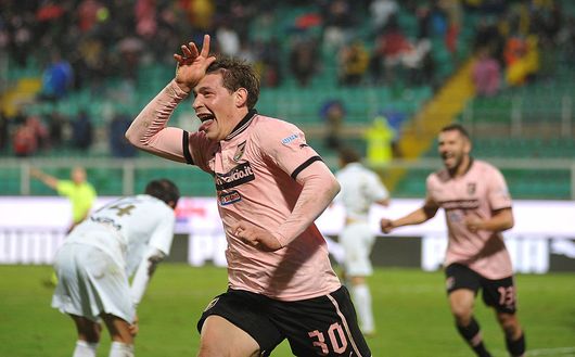  30-11-2013, Palermo-Novara: prima doppietta per Belotti in rosanero 