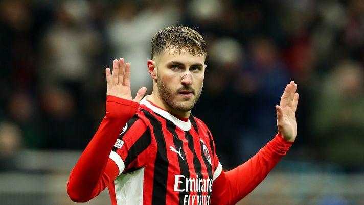 Santiago Giménez AC Milan Milan-Feyenoord 1-1 Champions League 2024-2025