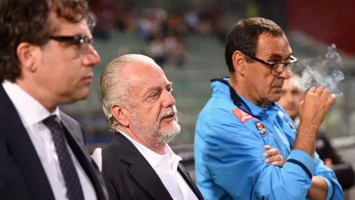 De Laurentiis, il rapporto con Sarri