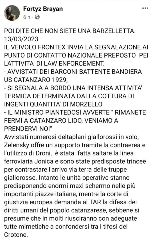 Crotone, il tifoso che esagera per il derby: la tragedia di Cutro e le barche da Catanzaro…- immagine 2