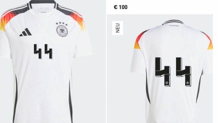 Ricorda il logo delle SS: Adidas vieta la vendita della maglia della Germania col numero 44 - immagine 1