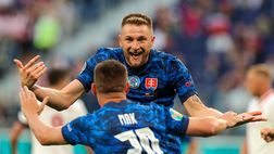Europei, Slovacchia a sorpresa batte la Polonia: decide Skriniar