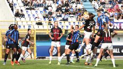 Derby women totalmente nerazzurro: poker di reti, notte fonda per Ganz