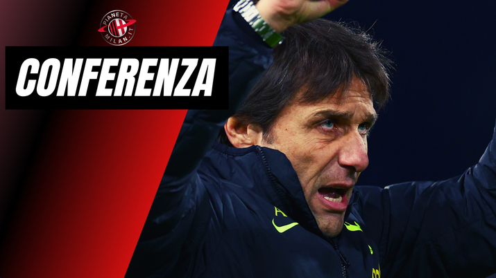 Conferenza stampa Conte Milan-Tottenham Champions League 2022-2023 (GettyImages)