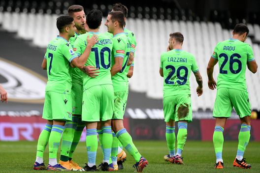 CESENA, ITALY - DECEMBER 05: Sergej Milinkovic Savic of SS Lazio celebrate a second goal during the Serie A match between Spezia Calcio and SS Lazio at Stadio Alberto Picco on December 05, 2020 in La Spezia, Italy. (Photo by Marco Rosi - SS Lazio/Getty Images) CESENA, ITALY - DECEMBER 05: Sergej Milinkovic Savic of SS Lazio celebrate a second goal during the Serie A match between Spezia Calcio and SS Lazio at Stadio Alberto Picco on December 05, 2020 in La Spezia, Italy. (Photo by Marco Rosi - SS Lazio/Getty Images)