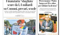 Prima Pagina, La Repubblica-Palermo: “Finanziaria ‘sbagliata’, scure da 1,4 miliardi”