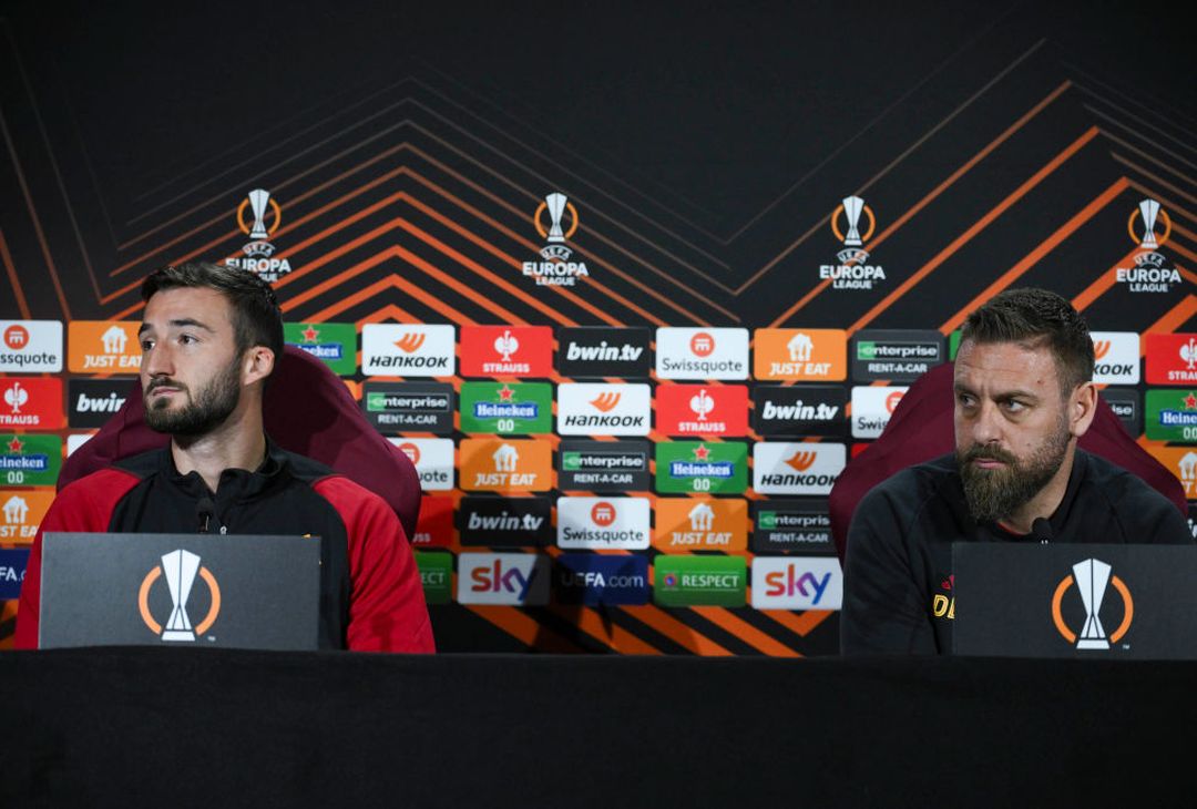 Roma-Feyenoord, la conferenza stampa di De Rossi e Cristante – FOTO GALLERY - immagine 12