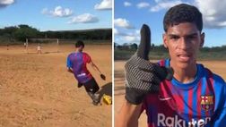 Luva De Pedreiro, gol da 25 metri e dedica a Ronaldinho | VIDEO