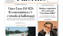 Prima Pagina, La Repubblica: “Vince l’asse Pd-M5S. Morti e dispersi sotto l’acqua”