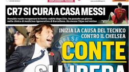 Prima Pagina, Corriere dello Sport: “Conte si libera. CR7 si cura a casa Messi. Vuoi Koulibaly? 150 milioni”