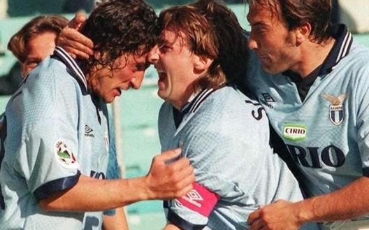 Lazio, Protti con Signori e Casiraghi Lazio, Protti con Signori e Casiraghi