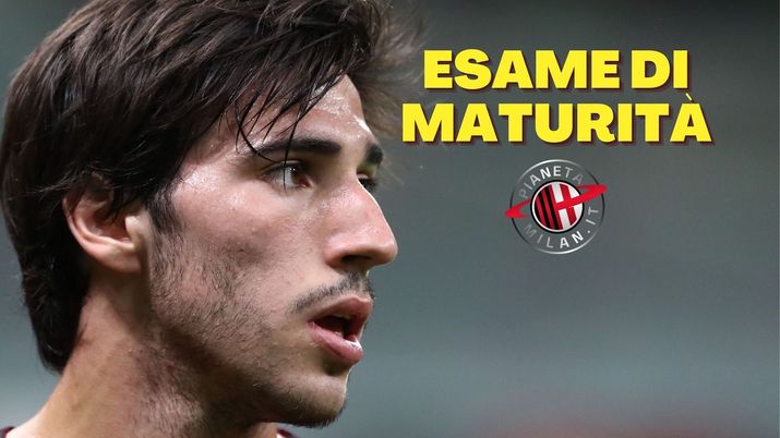 Sandro Tonali (centrocampista AC Milan) debutterà domani sera in Champions League a Liverpool | Milan News (Getty Images) 