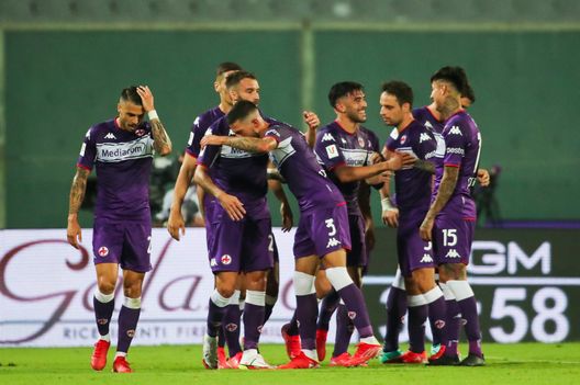  GERMOGLI PH: 13 AGOSTO 2021 FIRENZE STADIO ARTEMIO FRANCHI COPPA ITALIA FIORENTINA VS COSENZA NELLA FOTO ESULTANZA GOL GONZALEZ 
