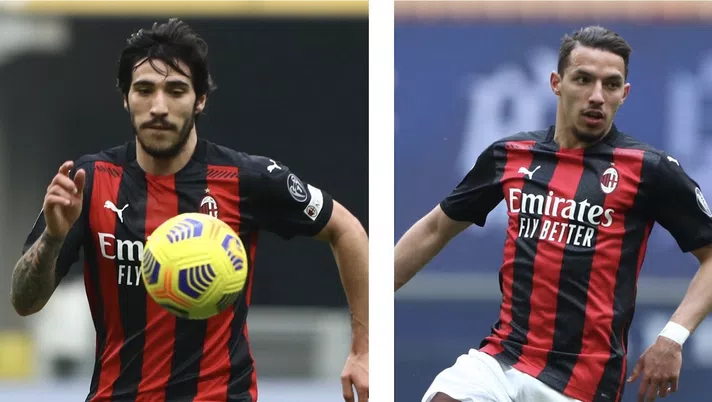 Sandro Tonali e Ismaël Bennacer (centrocampisti AC Milan) | Milan News (Getty Images)