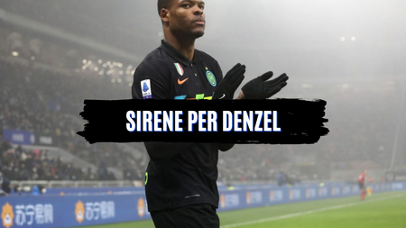 Denzel Dumfries a San Siro
