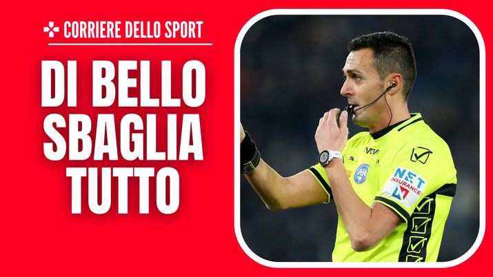 Moviola Lazio-Milan Serie A 2023-2024 arbitro Di Bello