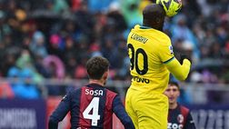 Bologna, Sosa: “Contentissimi per questi tre punti, vittoria molto importante”
