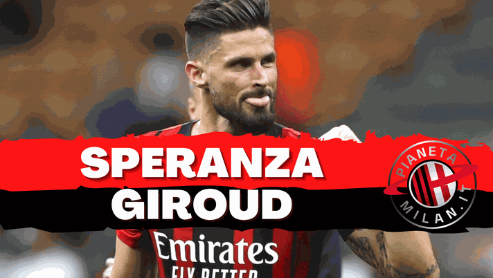 Olivier Giroud, attaccante del Milan (Getty Images)