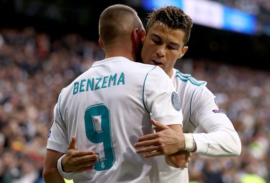 Benzema Ronaldo, getty images Benzema Cristiano Ronaldo